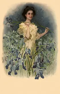 Chiffon: Woman with Iris