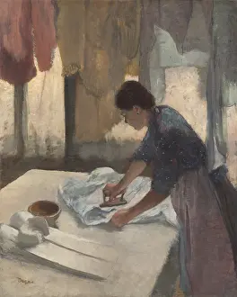 Starched: Woman Ironing