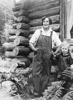 Independently: Woman with jeans pants, 1926