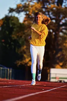 Exertion: Woman Jogging