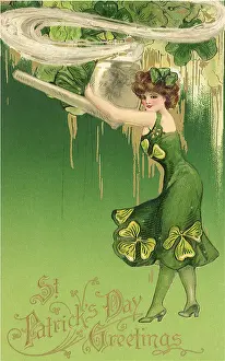 Paddys: Woman with Large Pipe