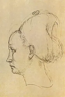 Sketched: Woman, Left Profile