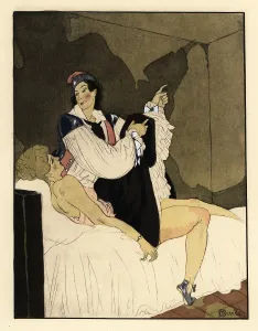 Nouvelles: A woman lying on a bed with a young man lifting