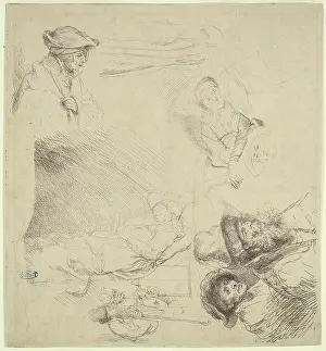 1642: Woman lying ill in bed