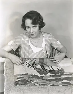 Hooked: Woman making a hooked rug