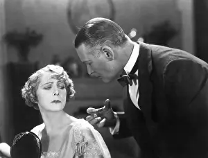 Misunderstanding: Woman and man arguing