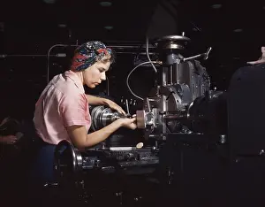 Machinist: Woman - Occupations - Worker - Wwii