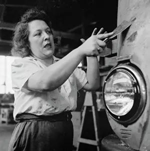 Repainted: Woman - Occupations - Worker - WWII