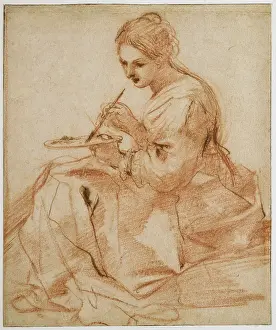 Guercino: A Woman Painting
