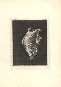 Ercolano: Woman performing the Bacchic dance of Euripides