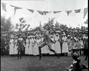 Silly: A Woman Performing A Silly Dance In Front Of
