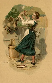 Piglet: Woman with Piglet