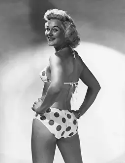 Polkadot: Woman In A Polkadot Bathing suit