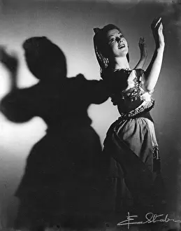 Straker: Woman posing in costume