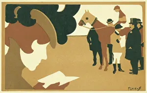 Laskoff: Woman at a race meeting