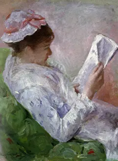 Leisurely: Woman Reading, by Cassatt