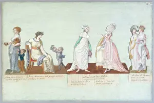 Lesueur: Woman receiving rice and bread