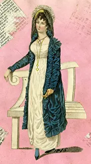 1810s: Woman in Regency style costume