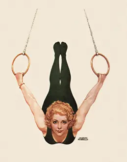 Aloft: Woman on the Rings