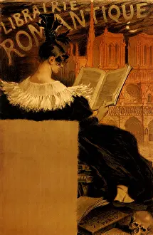 Epoque: Woman at Romantic Library