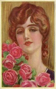 Bompard: Woman with roses