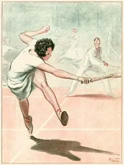 Vallee: Woman Running for Ball