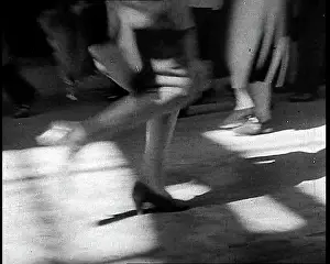 A Woman Running Along A train Platform To Greet