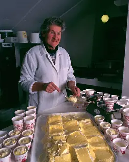 Takeaway: Woman serving Roskilly's Cornish Clotted Cream