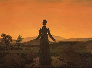 Communion: Woman Before the Setting Sun, by Caspar David Friedrich