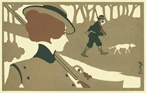 Laskoff: Woman with a shotgun