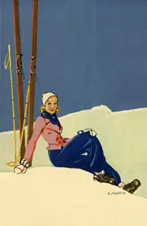 Woman Skier