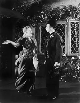 Saddened: Woman slapping a man