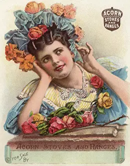 Ranges: Woman in Stove Ad