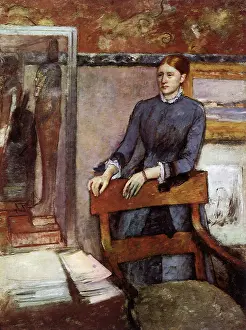 Redheaded: Woman in a Study, by Degas
