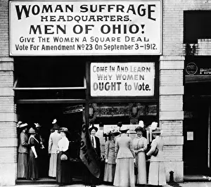 Unites: Woman Suffrage Headquarters, 1912