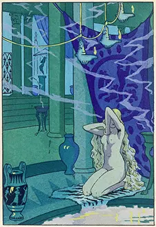 Bookshop On The Heath Collection: Woman takes a scented bath