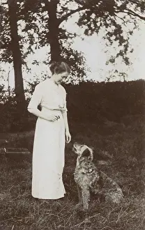 Tricks: Woman teaches tricks to her dog