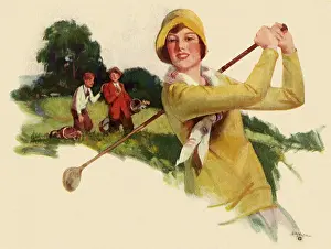 Tees: Woman tees Off