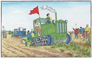 Communal: WOMAN TRACTOR OPERATOR