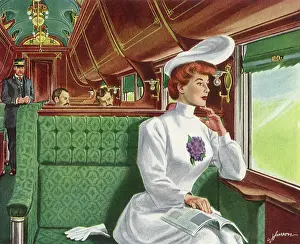 Treks: Woman on a Train