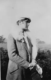 Vanessa Wagstaff: A woman in a tweed coat