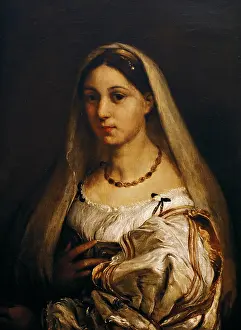 Sanzio: Woman with a Veil, by Raphael