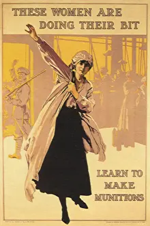 Illustrating: Woman on War Poster
