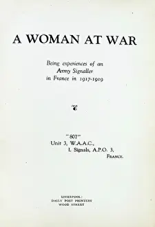 Waac: A Woman At War - WWI