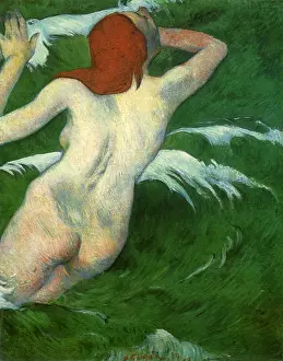 Braces: Woman in the Waves, by Gauguin