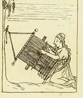 Incas: Woman weaving