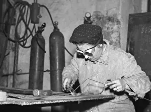 Welds: Woman welder