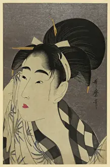 Sweat: Woman wiping sweat