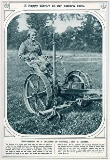 Dickens: Woman Working the Land WWI