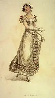 Lesley Bradshaw: Woman's ball gown 1823